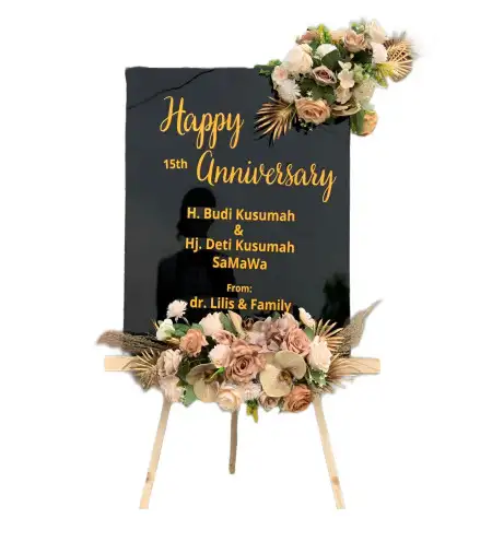 Papan Bunga Akrilik Weduni