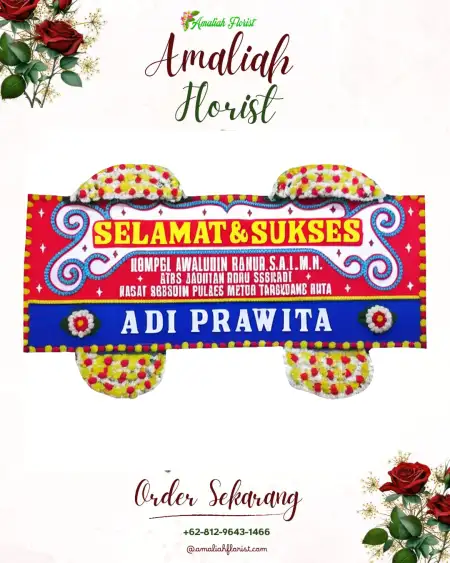 Papan Bunga Ucapan Selamat Weduni
